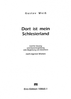 Dort ist mein Schlesierland (Gesang und Klavier)