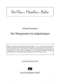 Der Morgenstern ist aufgedrungen (gemischter Chor) 