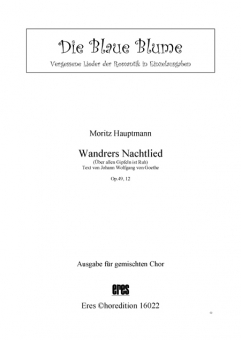 Wandrers Nachtlied (gemischter Chor) 