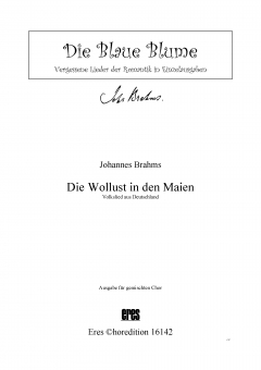 Die Wollust in den Maien (gemischter Chor)