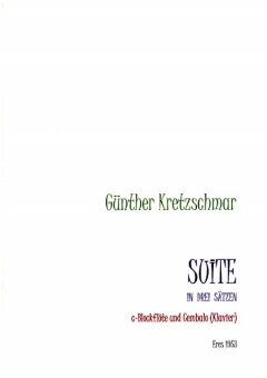 Suite in three parts (recorder) 111