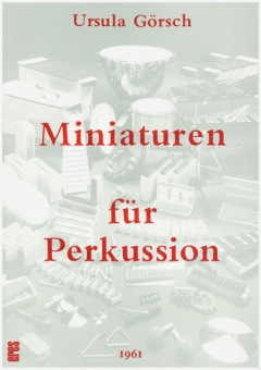 Miniaturen für Perkussion (Partitur) 