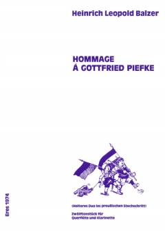 Hommage á Gottfried Piefke (Flöte, Klarinette) 