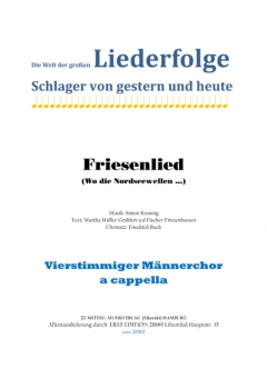 Friesenlied (Männerchor) 111