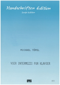 Vier Intermezzi (Klavier) 