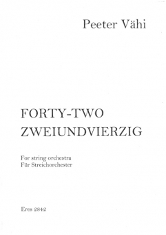 Forty Two (String Orchestra/Parts) 111