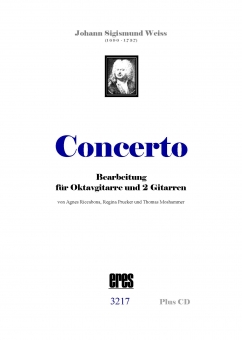 CONCERTO for octave guitar. & 2 guitars