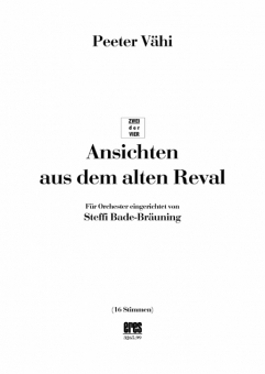 Engravings from Reval (Orchestera-parts)