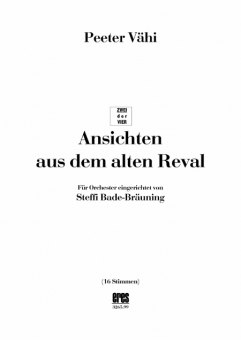 Engravings from Reval (Orchestera-parts) 