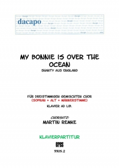 My Bonnie is over the ocean (Klavier) 