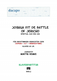 Joshua fit the battle (Klavier)