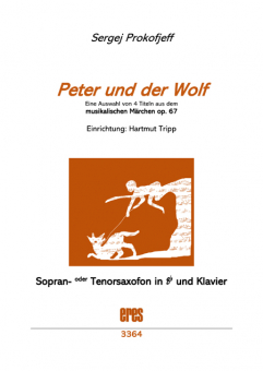 Peter and the wolf (soprano- or tenorsaxophone and piano) 