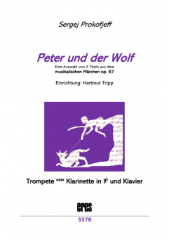 Peter and the wolf (trumpet or clarinet Bb-flat and piano) download 