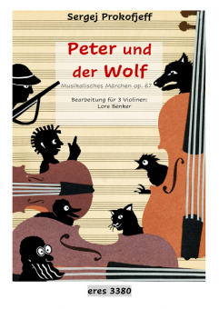 Peter and the wolf (3 violins) Download 