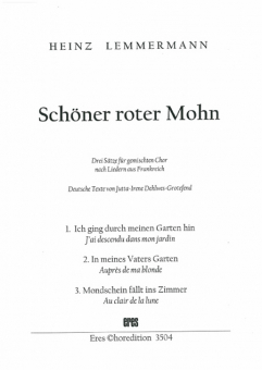 Schöner roter Mohn 111