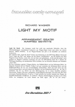 Light my Motif (gemischter Chor)