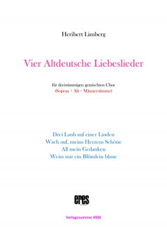 Vier Altdeutsche Liebeslieder(3st gem.Chor) 111