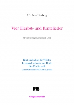 Vier Herbst- und Erntelieder (gemischter Chor 3st) 