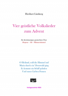 Vier geistliche Volkslieder zum Advent (gemischter Chor 3st)