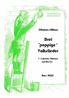 Drei poppige Volkslieder  (Partitur)