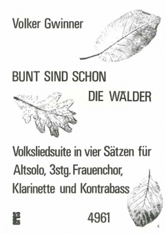 Bunt sind schon die Wälder (Frauenchor/Partitur)