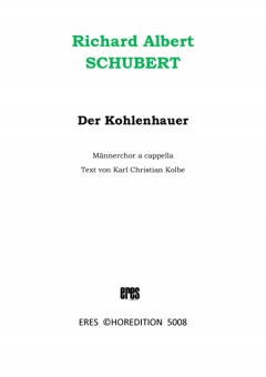 Der Kohlenhauer (Männerchor) 111