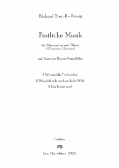 Festliche Musik (Männerchor / Bläserstimmen) 