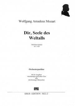 Dir, Seele des Weltalls (gem.Chor/Männerchor) Orchesterpartitur