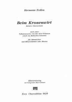 Beim Kronenwirt (Instrumental - Stimmen) 