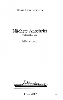 Nächste Anschrift (Männerchor) 