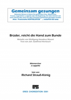 Brüder, reicht die Hand (Männerchor)