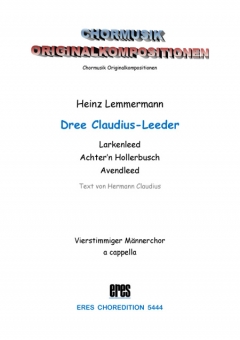 Dree Claudius-Leeder (Männerchor) 111