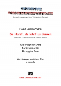 De harst, de lehrt us danken (gemischter Chor) 