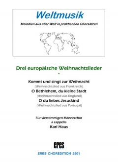 Drei europäische Weihnachtslieder (Männerchor) 111