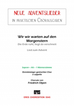 Wir warten auf den Morgenstern (gemischter Chor 3st)