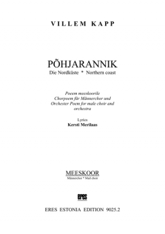 Põhjarannik (Männerchor & Orchester)