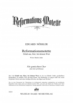 Reformationsmotette (gemischter Chor) 