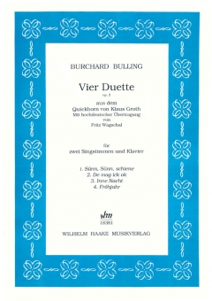 Vier Duette (Gesang und Klavier)