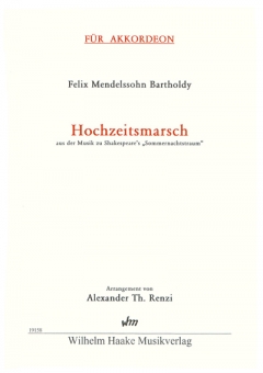 Hochzeitsmarsch (Akkordeon-Duo-Download)