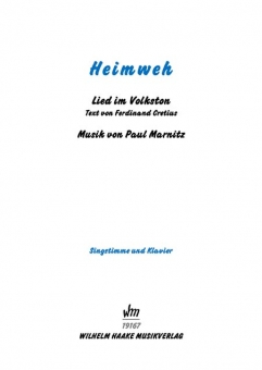 Heimweh (Gesang und Klavier)
