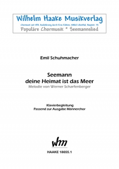 Seemann, deine Heimat... (Klavier)