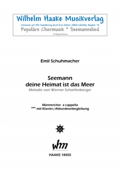 Seemann, deine Heimat ist das Meer (Männerchor) 111