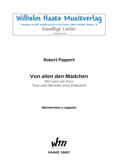 Von allen den Mädchen (Männerchor)