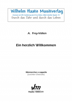 Ein herzliches Willkommen (Männerchor) 111