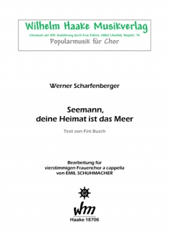 Seemann, deine Heimat ist das Meer (Frauenchor 4st) 111