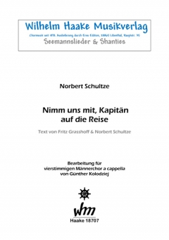 Nimm uns mit, Kapitän (Männerchor) 