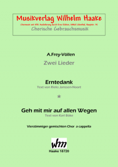 Erntedank (gemischter Chor) 