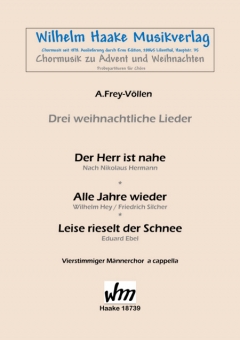 Drei Weihnachtslieder (Männerchor)