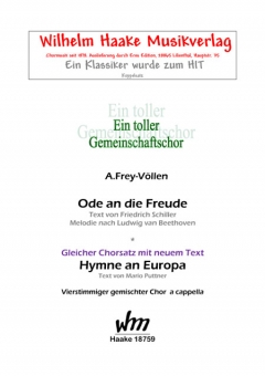 Hymne an Europa (gem. Chor) 111