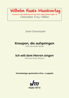 Ich will dem Herren singen (gemischter Chor)